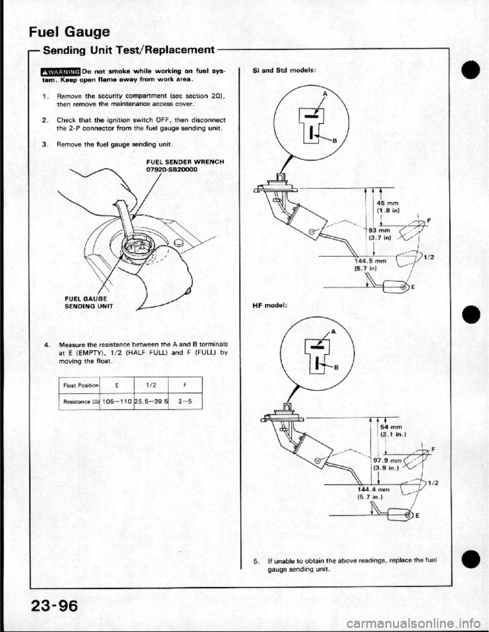 HONDA CRX 1984  Service Repair Manual 