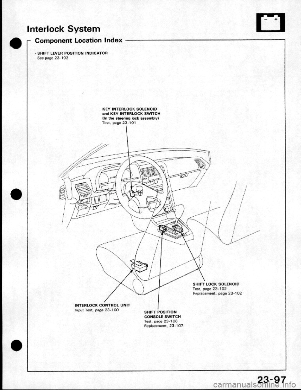HONDA CRX 1984  Service Repair Manual 