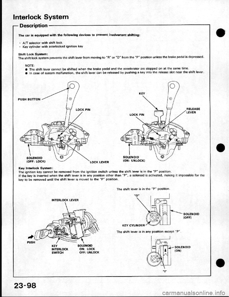 HONDA CRX 1984  Service Repair Manual 