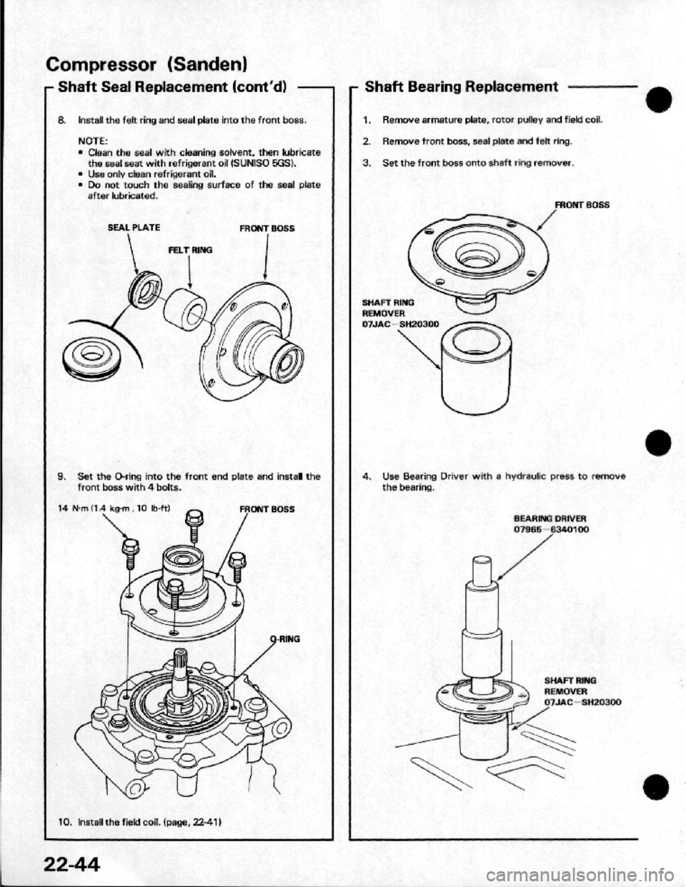HONDA CRX 1984  Service Repair Manual 