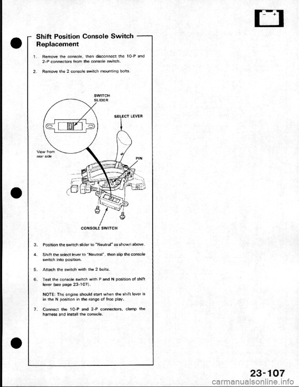HONDA CRX 1984  Service Repair Manual 