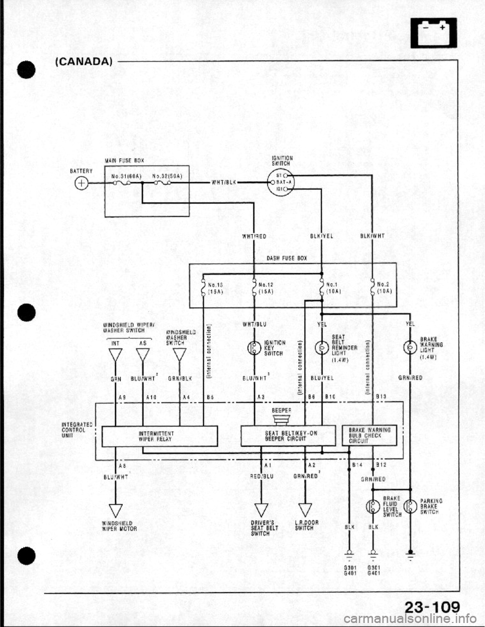 HONDA CRX 1984  Service Repair Manual 