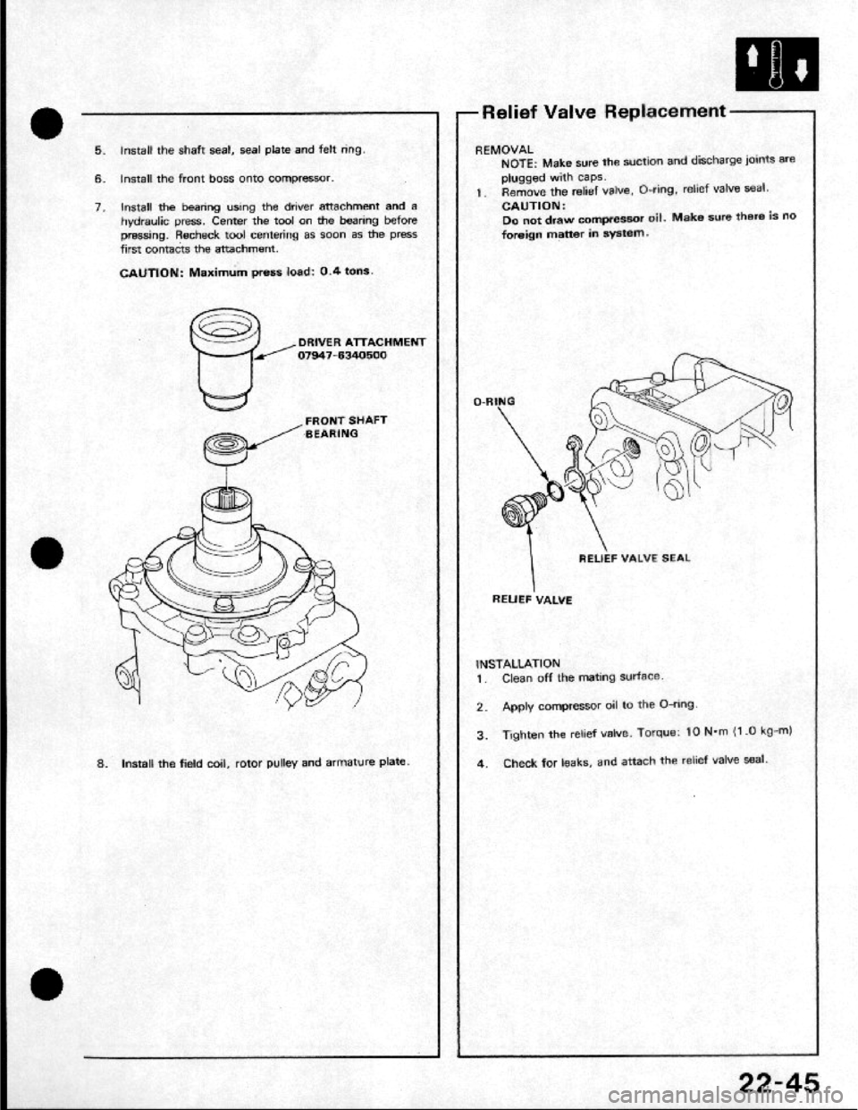 HONDA CRX 1984  Service Repair Manual 