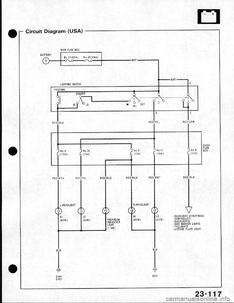 HONDA CRX 1984  Service Repair Manual 