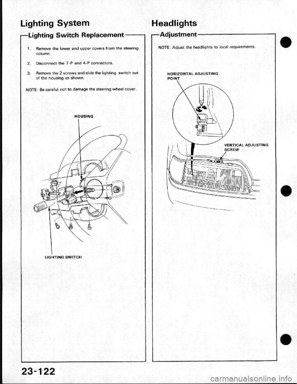 HONDA CRX 1984  Service Repair Manual 