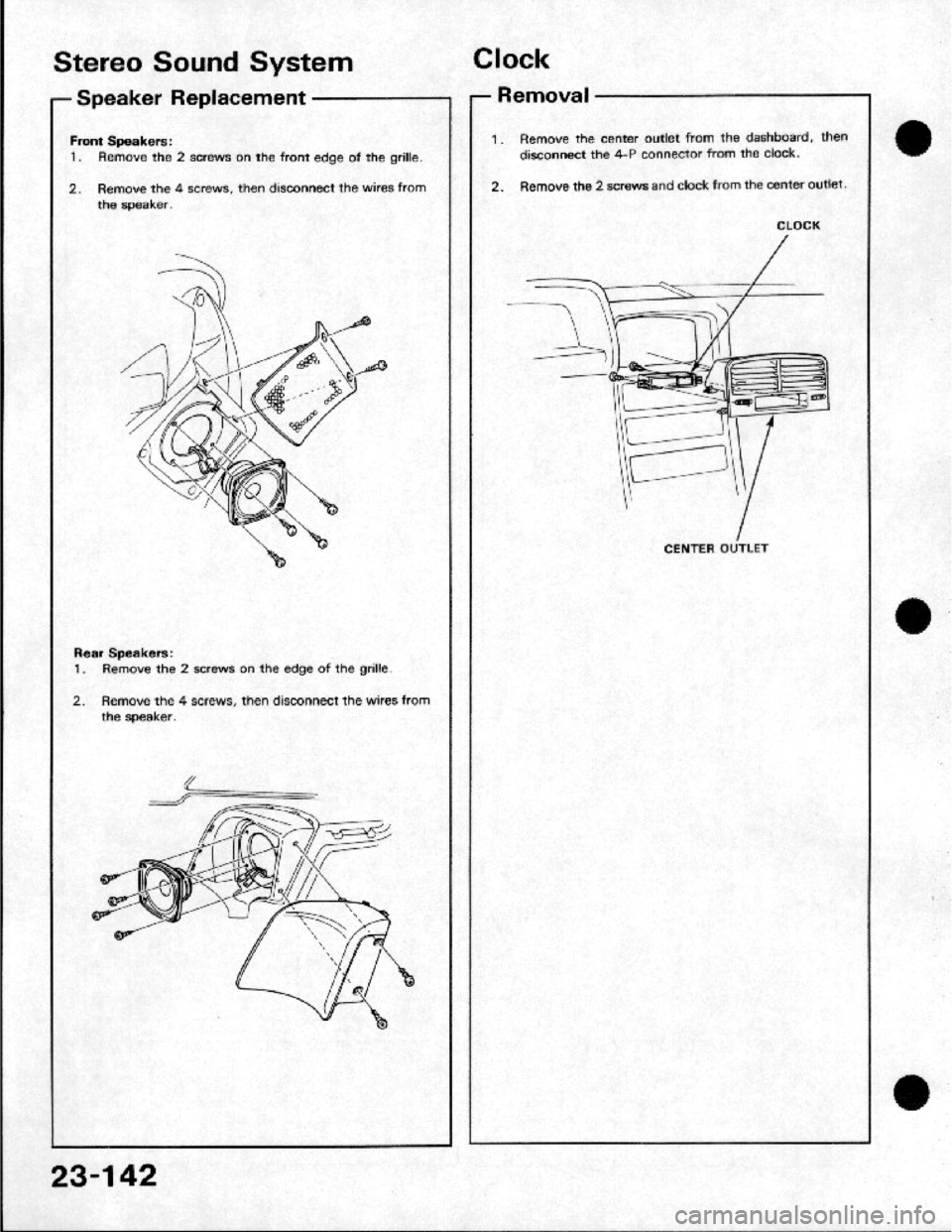 HONDA CRX 1984  Service Repair Manual 