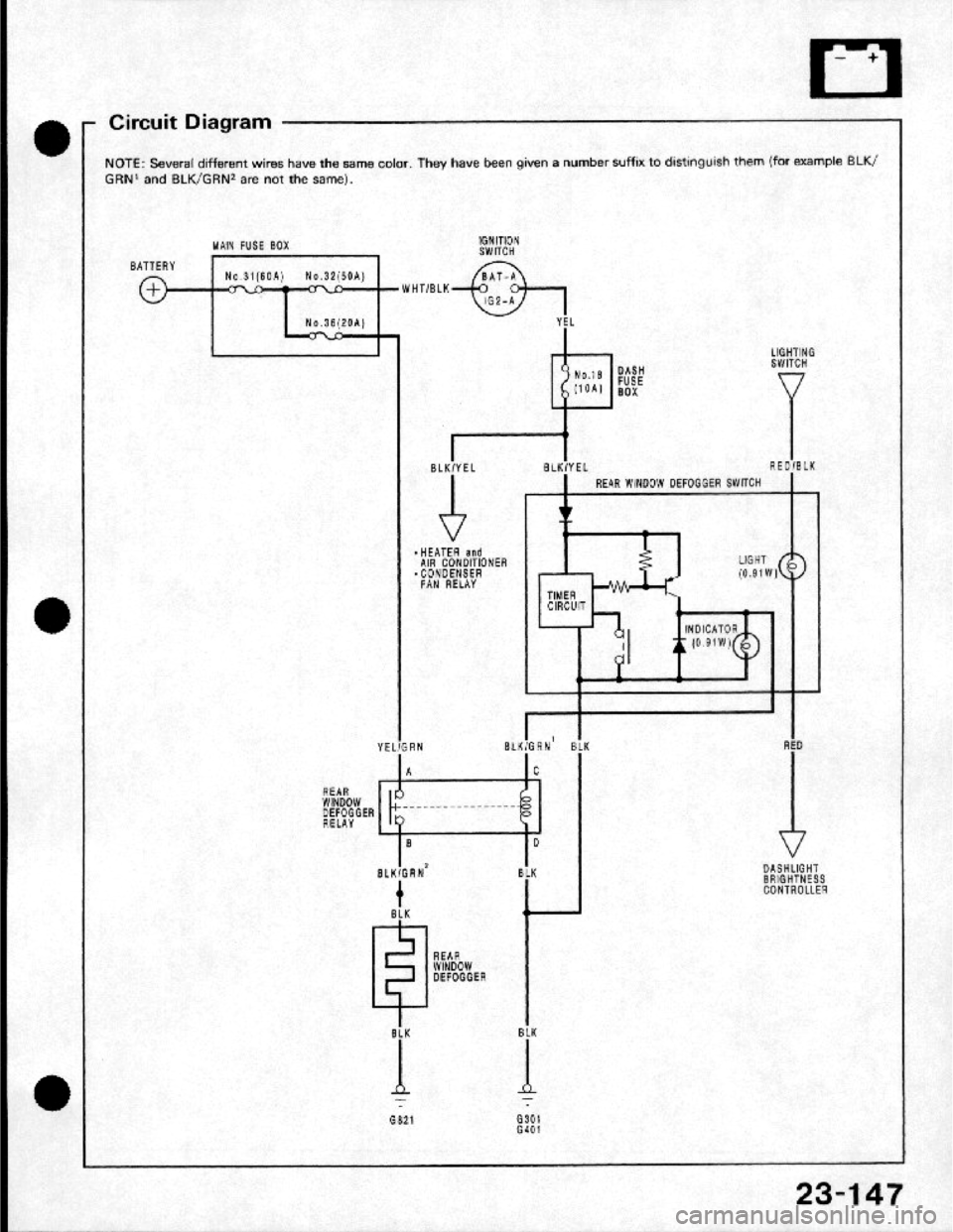 HONDA CRX 1984  Service Repair Manual 