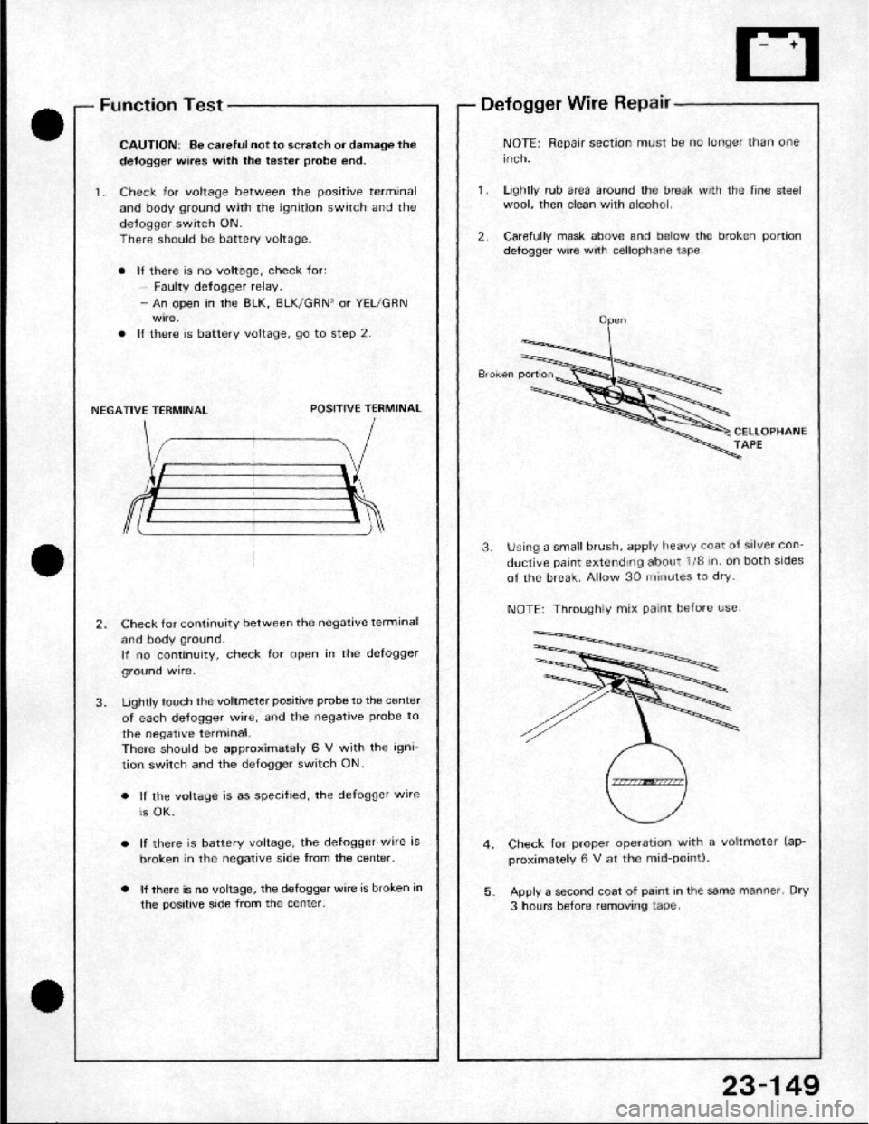 HONDA CRX 1984  Service Repair Manual 