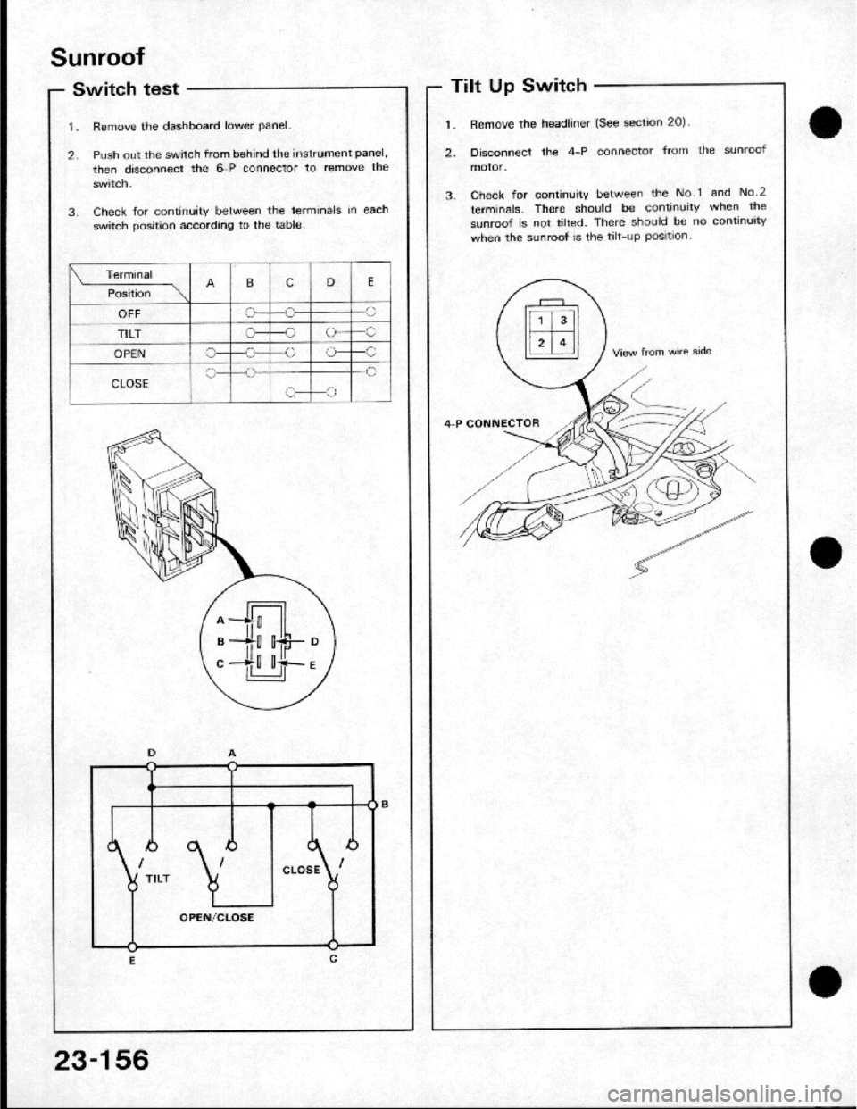 HONDA CRX 1984  Service Repair Manual 