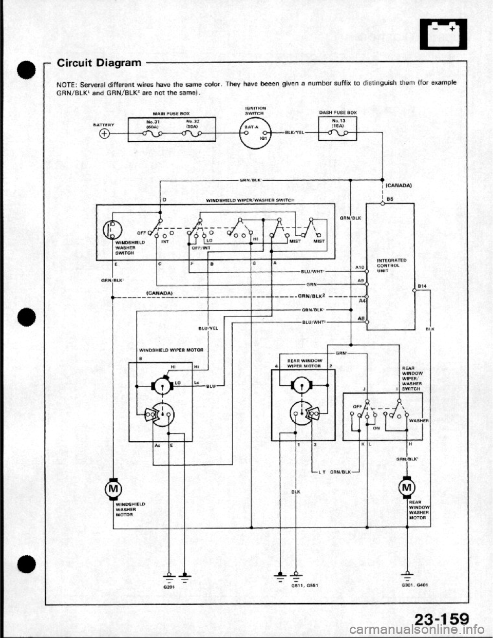 HONDA CRX 1984  Service Repair Manual 