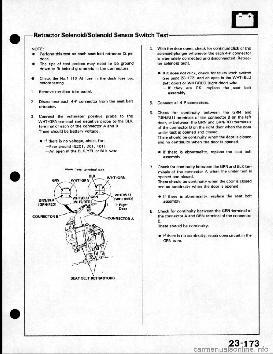 HONDA CRX 1984  Service Repair Manual 