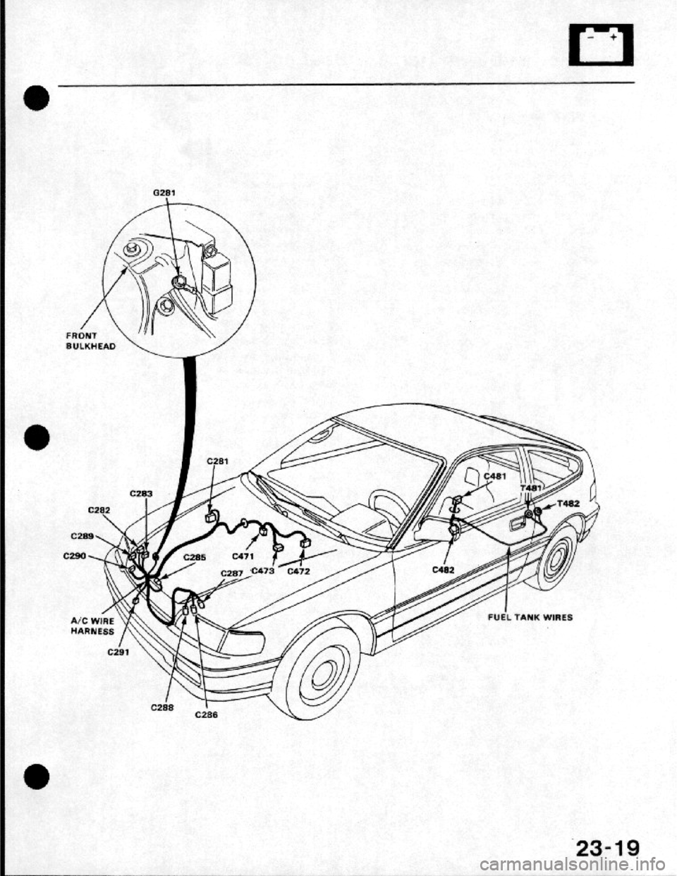HONDA CRX 1984  Service Repair Manual 
