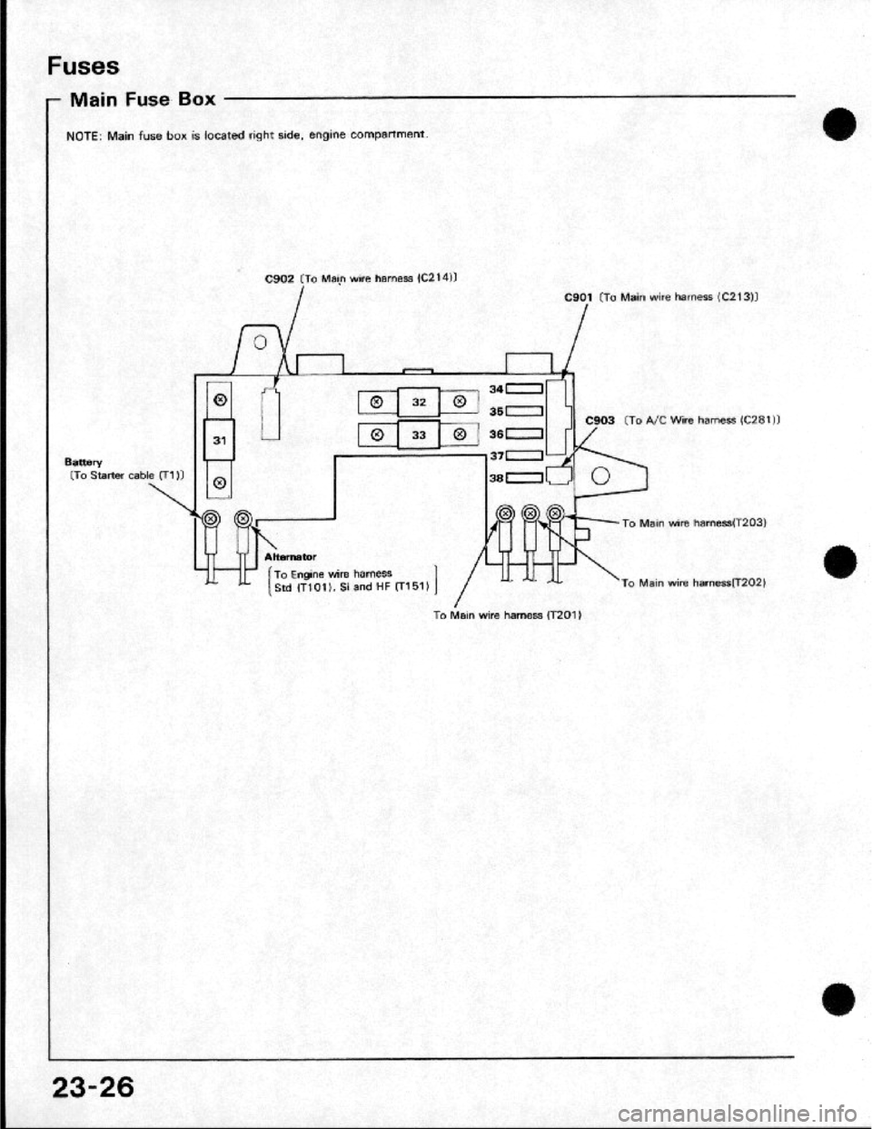 HONDA CRX 1984  Service Repair Manual 