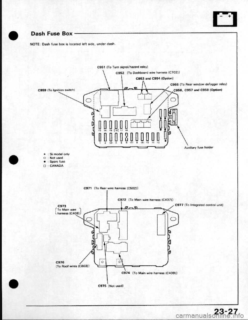 HONDA CRX 1984  Service Repair Manual 