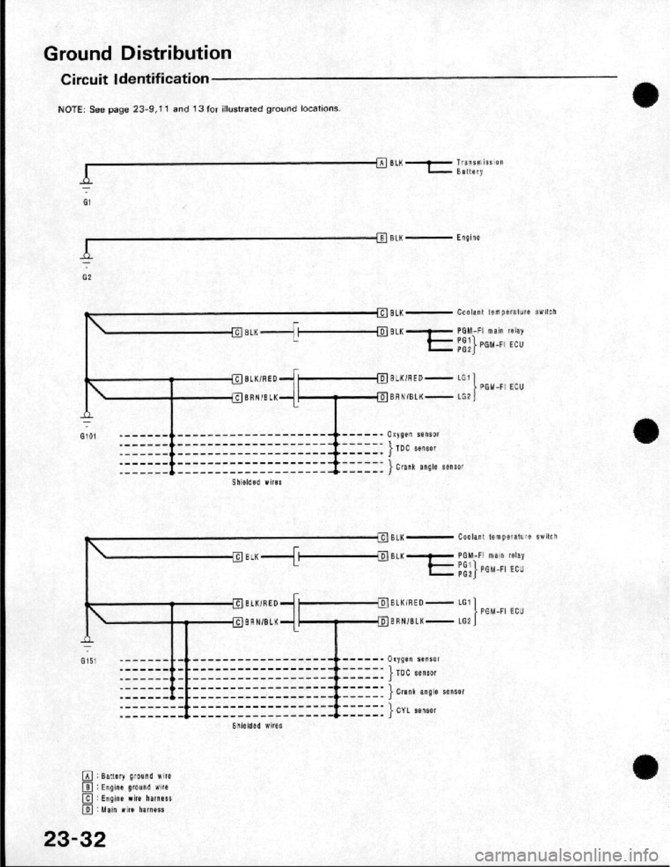 HONDA CRX 1984  Service Repair Manual 