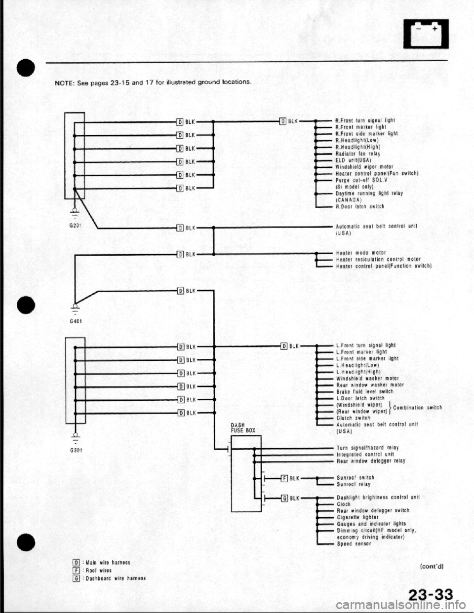 HONDA CRX 1984  Service Repair Manual 