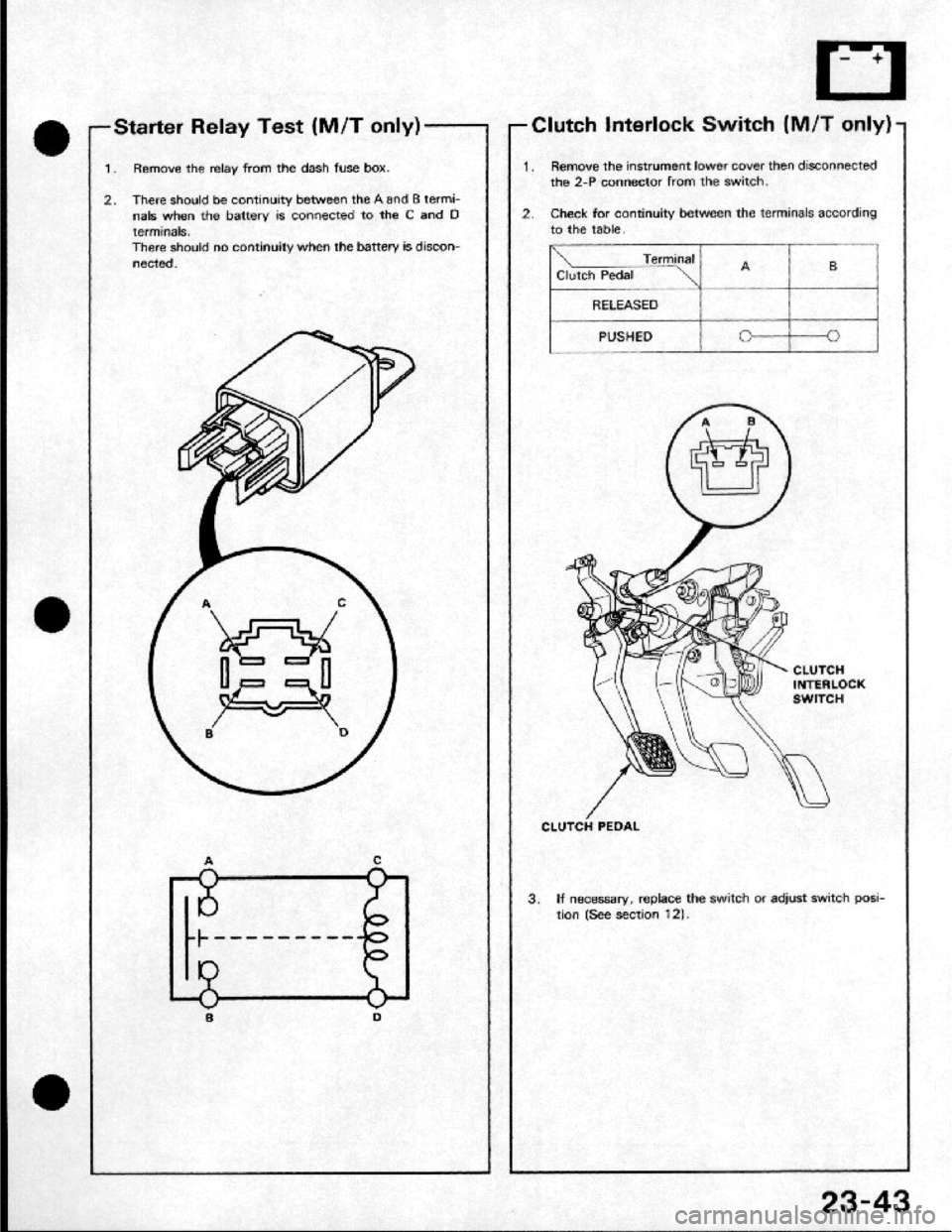 HONDA CRX 1984  Service Repair Manual 