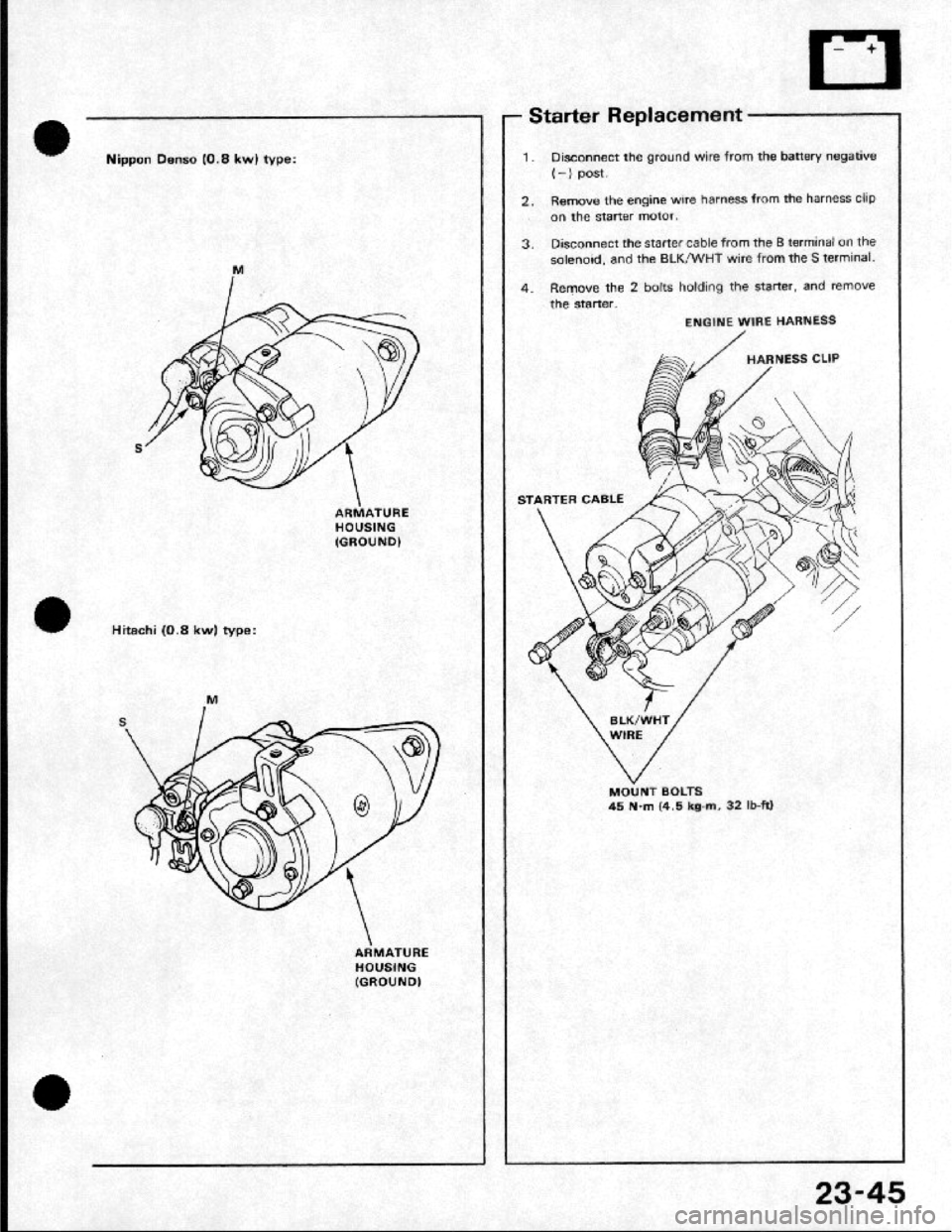 HONDA CRX 1984  Service Repair Manual 