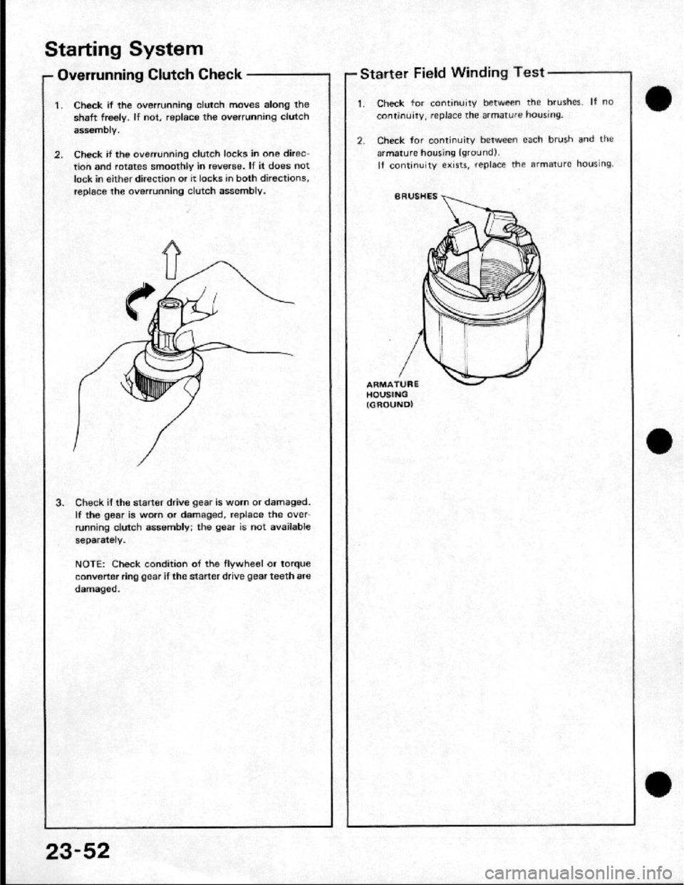 HONDA CRX 1984  Service Repair Manual 