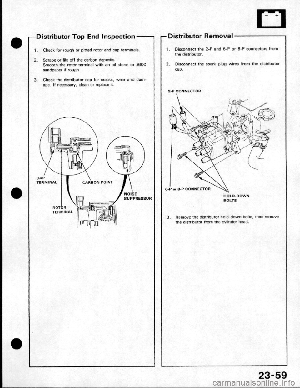 HONDA CRX 1984  Service Repair Manual 