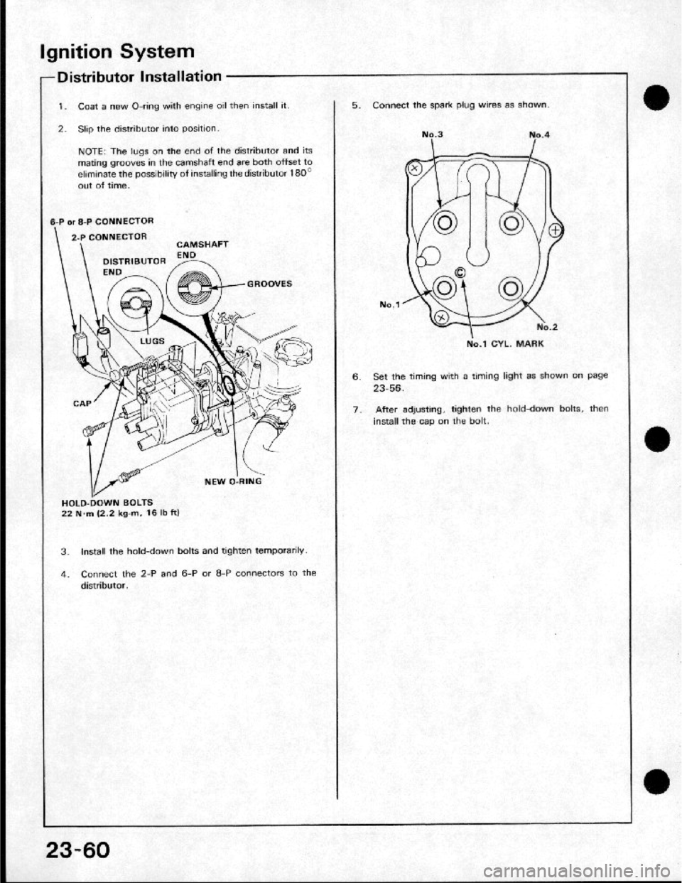 HONDA CRX 1984  Service Repair Manual 