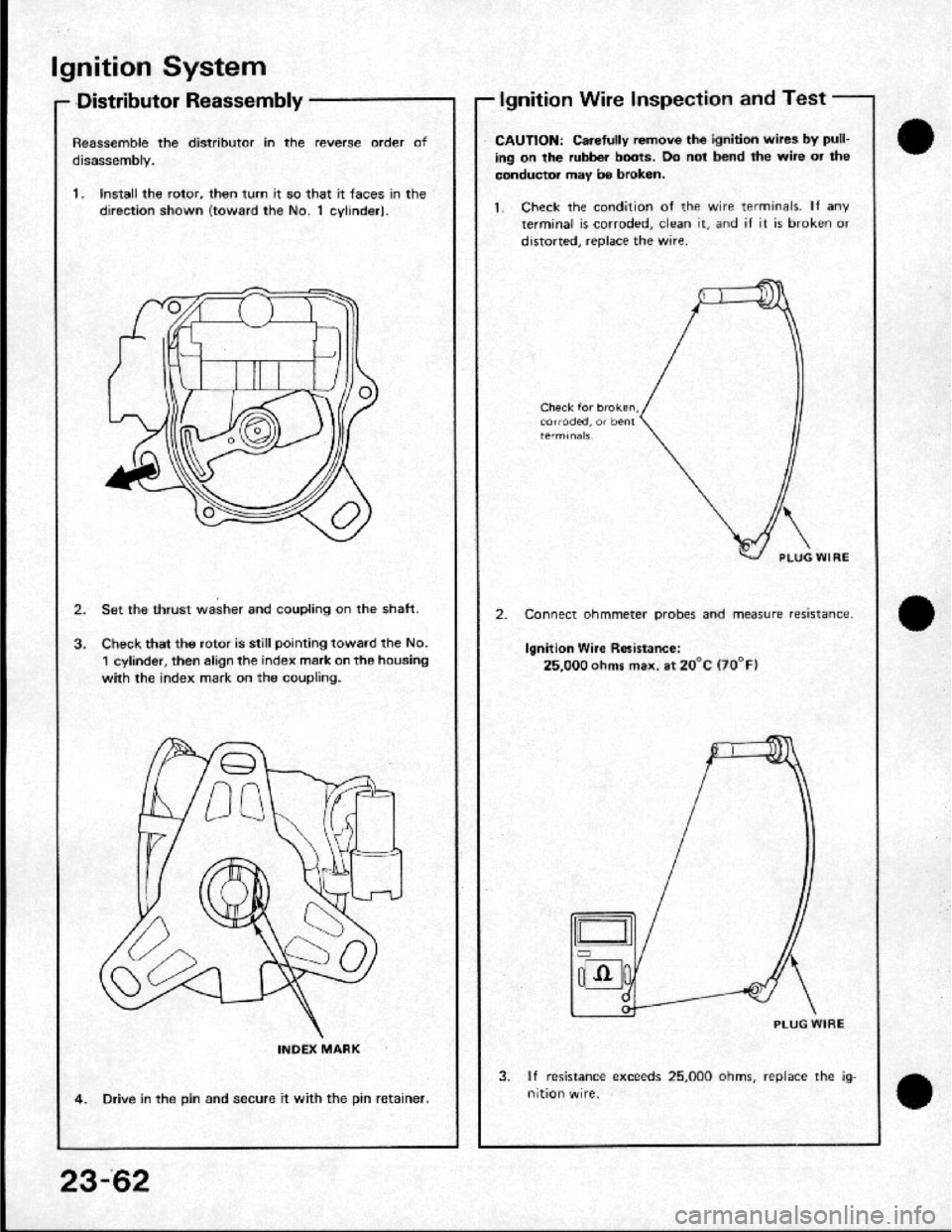 HONDA CRX 1984  Service Repair Manual 