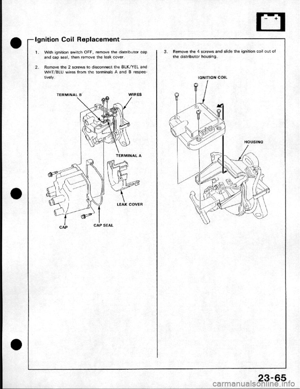HONDA CRX 1984  Service Repair Manual 