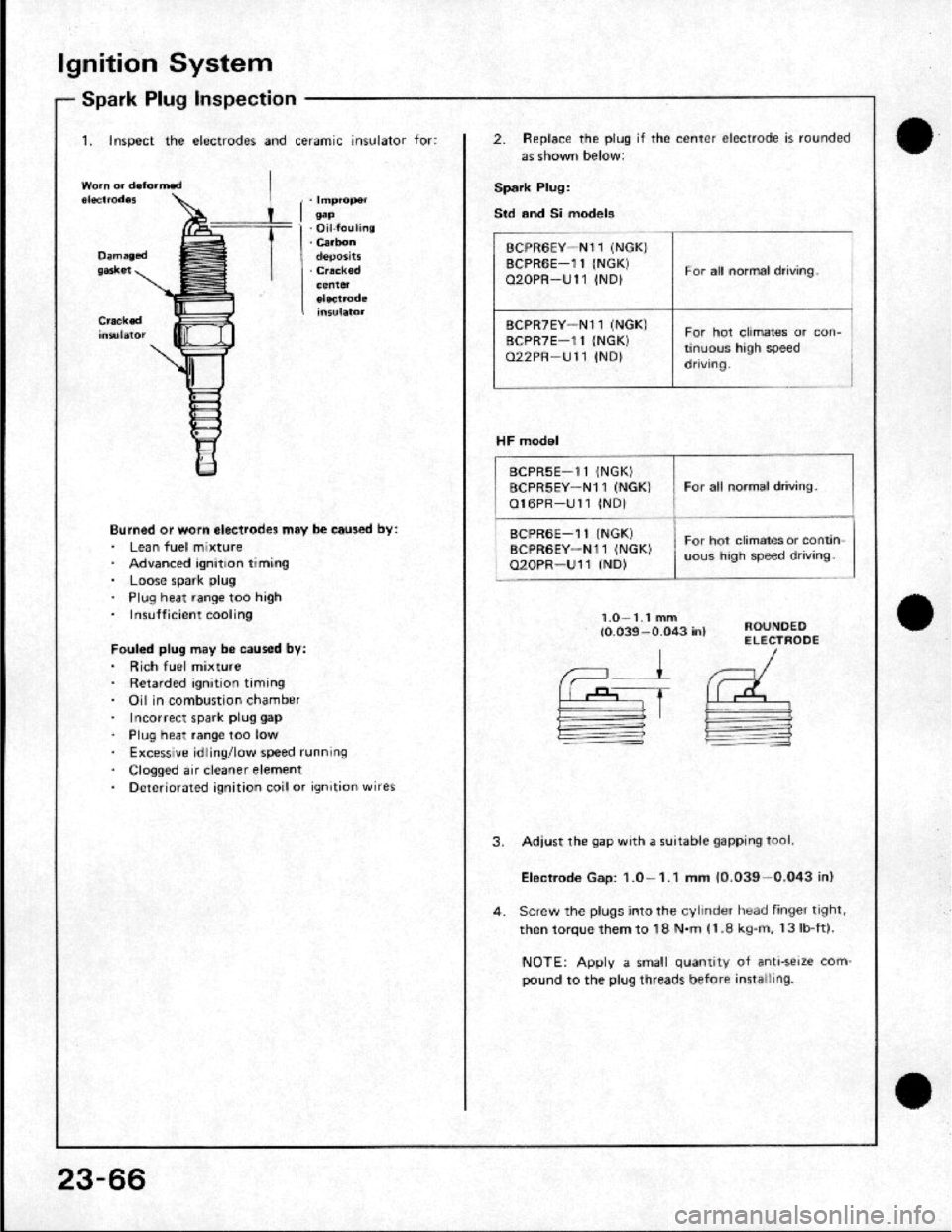 HONDA CRX 1984  Service Repair Manual 