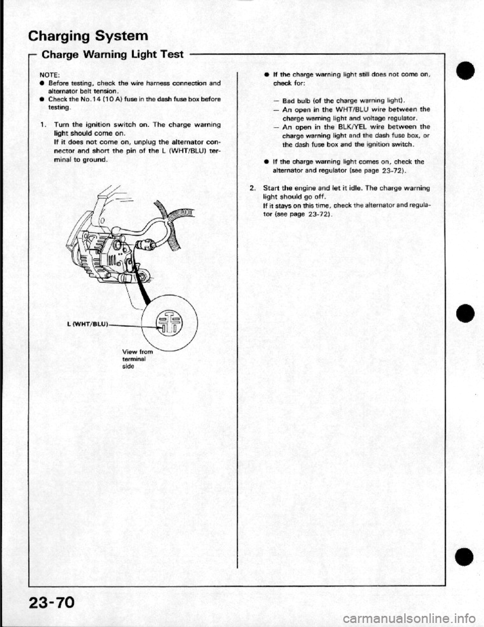 HONDA CRX 1984  Service Repair Manual 
