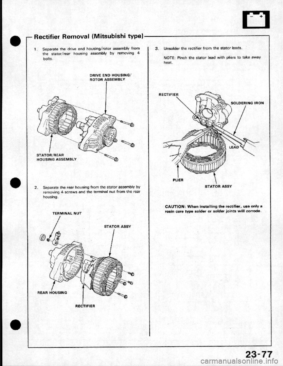 HONDA CRX 1984  Service Repair Manual 