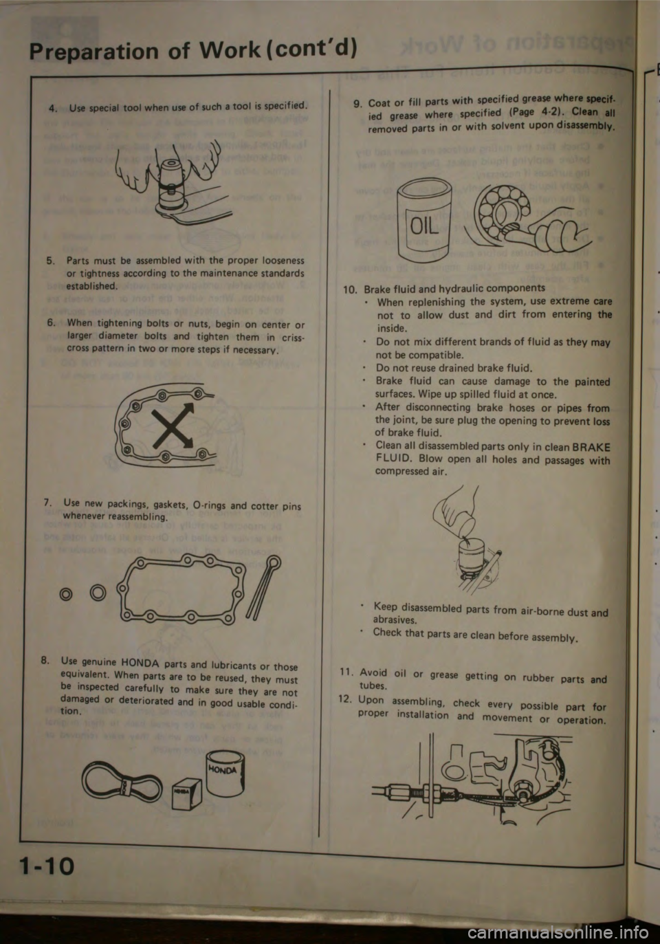 HONDA JAZZ 1983  Shop Manual 