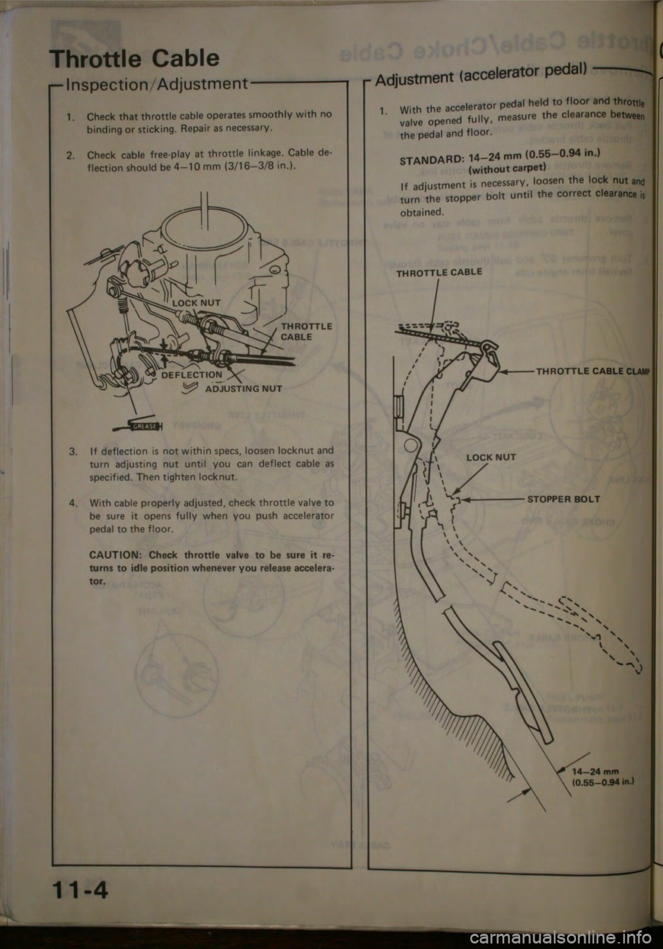 HONDA JAZZ 1983  Shop Manual 