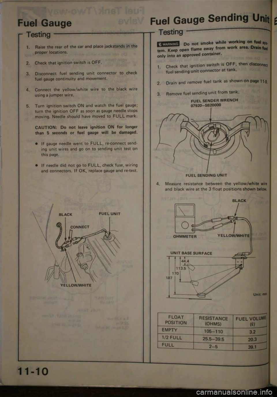 HONDA JAZZ 1983  Shop Manual 