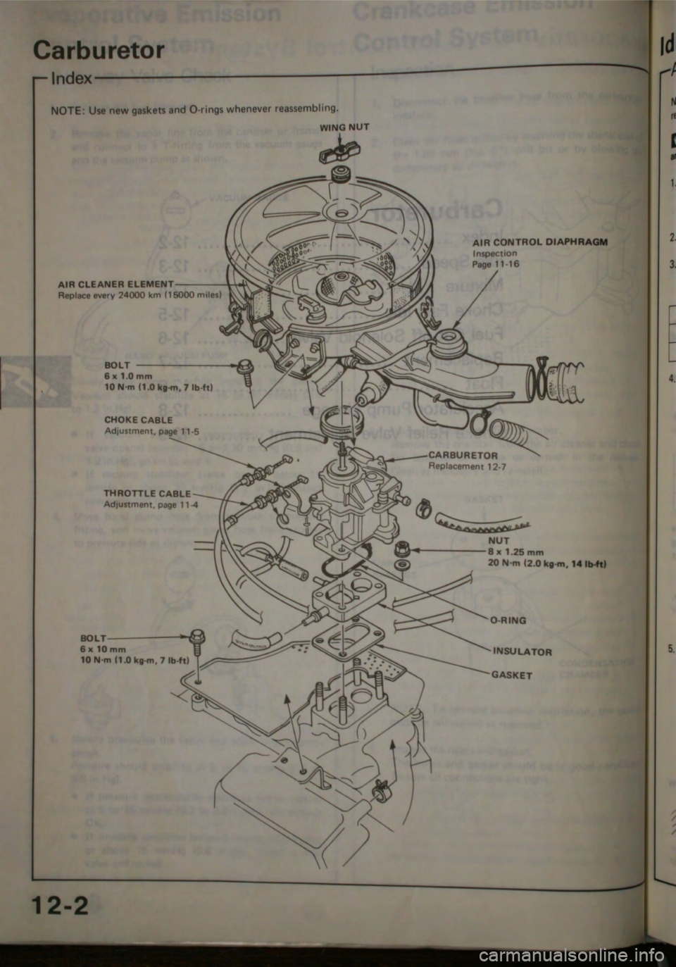 HONDA JAZZ 1983  Shop Manual 