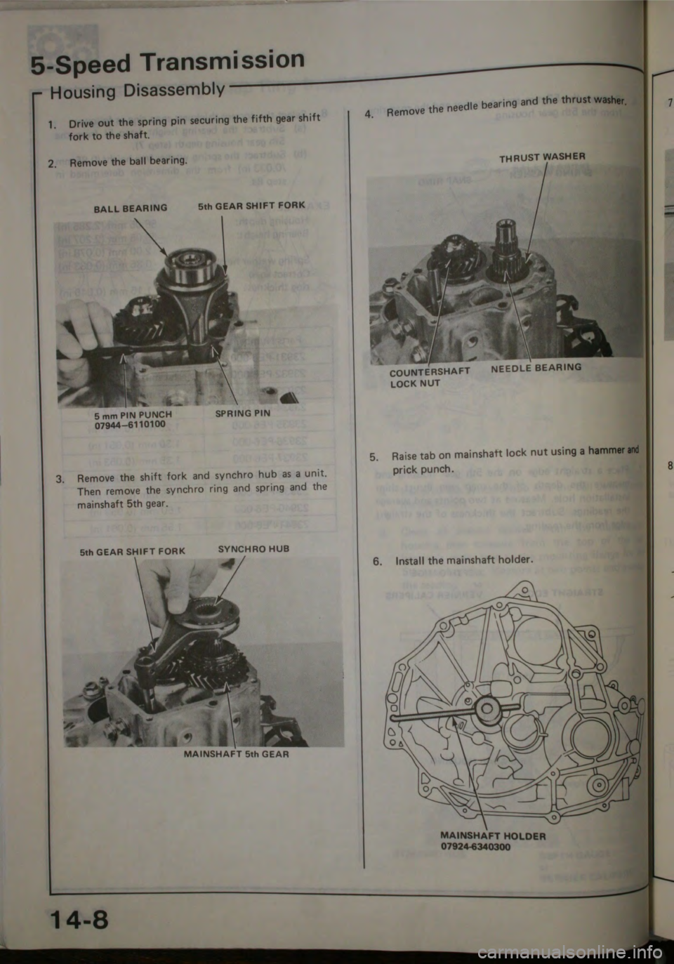 HONDA JAZZ 1983  Shop Manual 