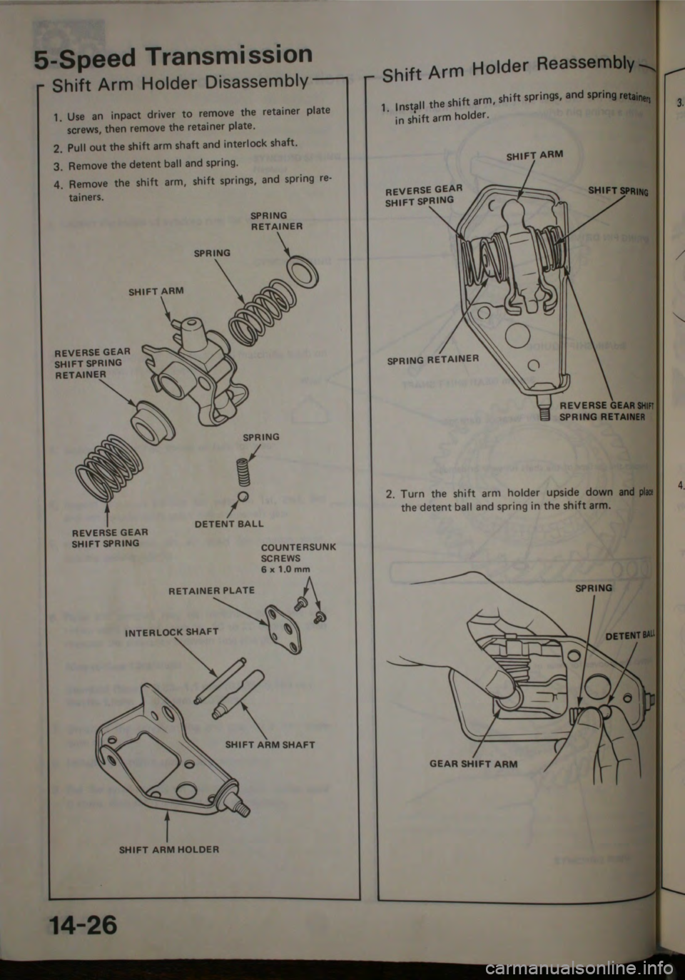 HONDA JAZZ 1983  Shop Manual 