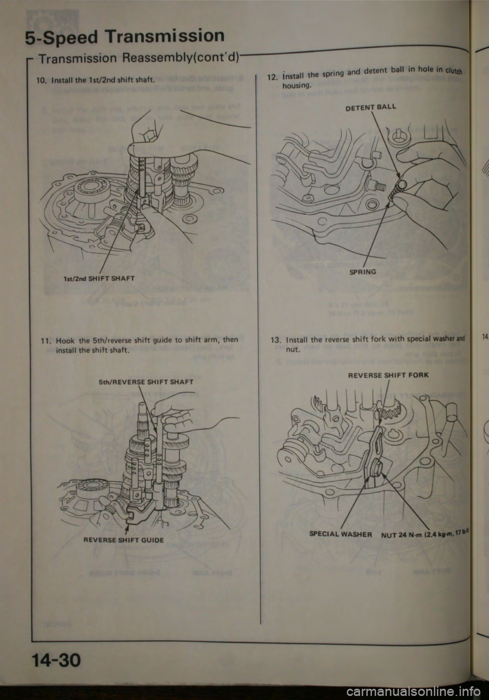 HONDA JAZZ 1983  Shop Manual 