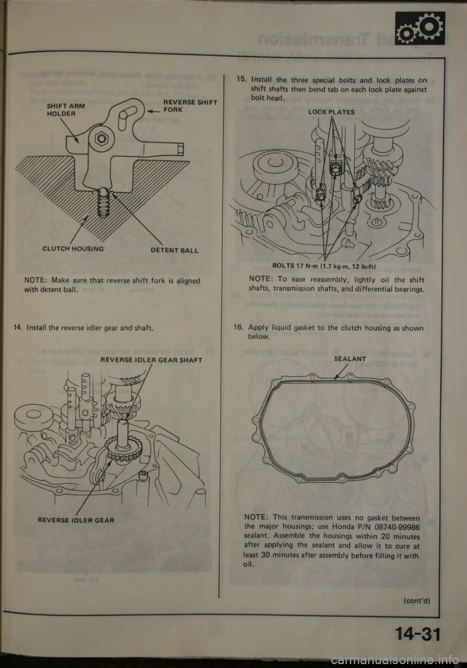 HONDA JAZZ 1983  Shop Manual 