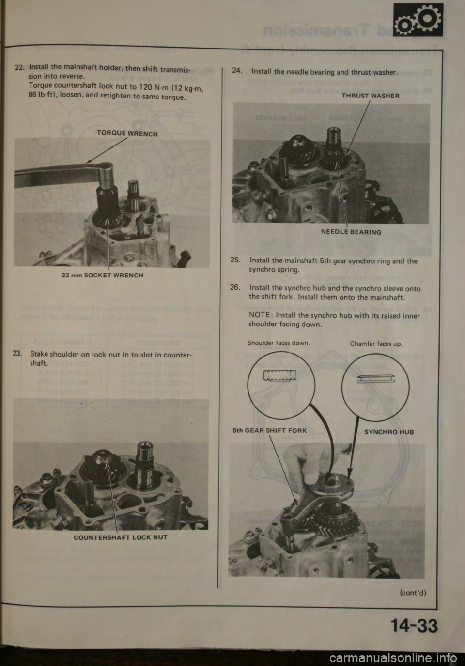 HONDA JAZZ 1983  Shop Manual 