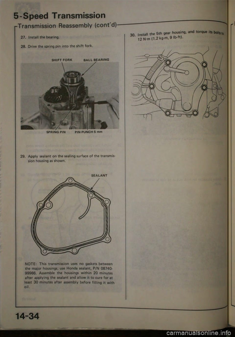 HONDA JAZZ 1983  Shop Manual 