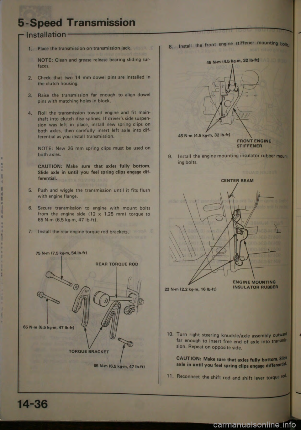 HONDA JAZZ 1983  Shop Manual 