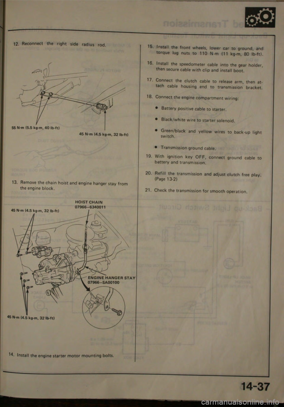 HONDA JAZZ 1983  Shop Manual 