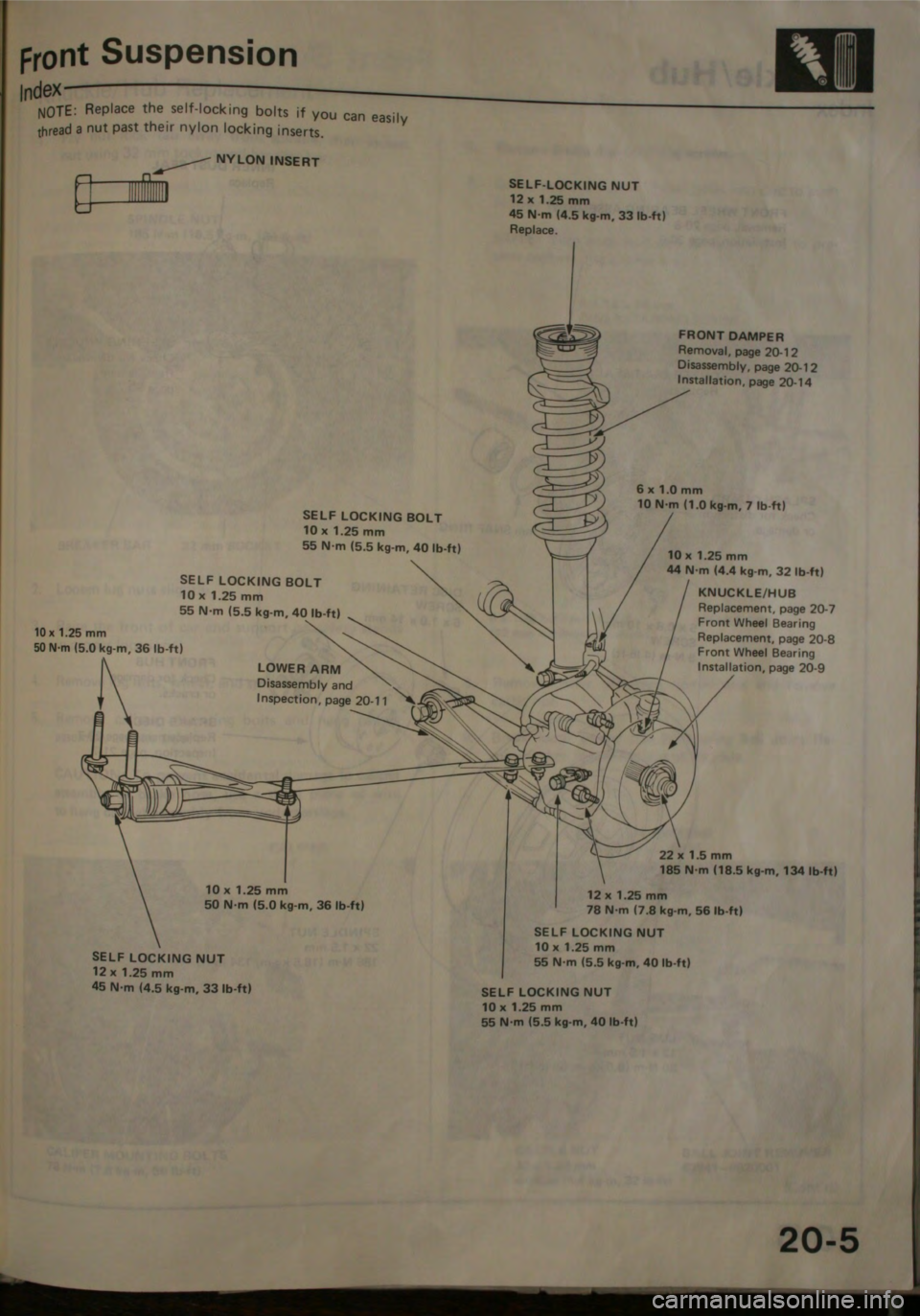 HONDA JAZZ 1983  Shop Manual 