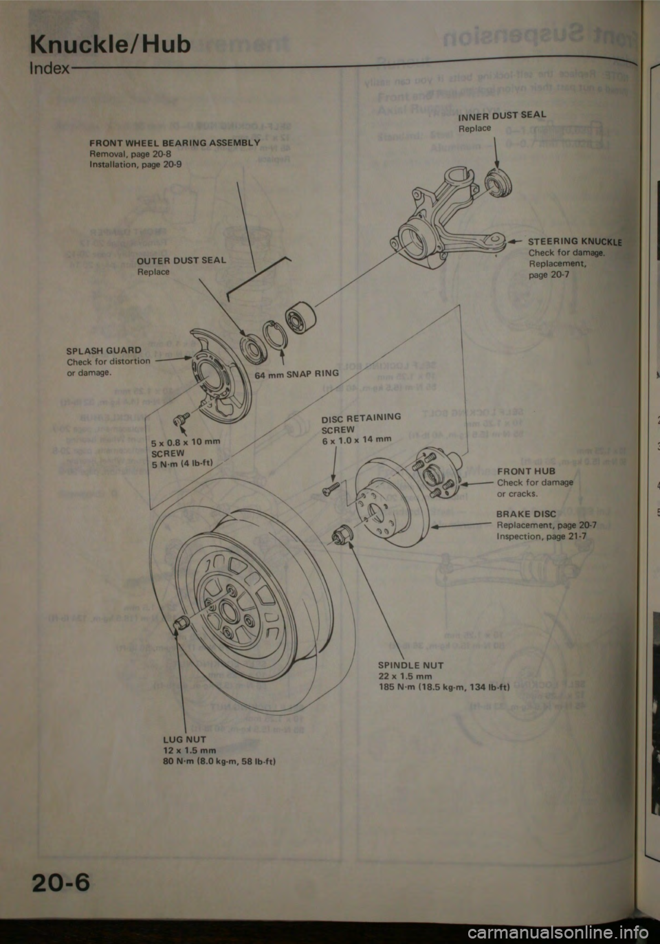 HONDA JAZZ 1983  Shop Manual 