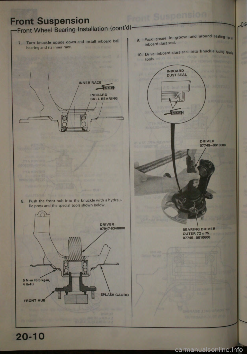 HONDA JAZZ 1983  Shop Manual 