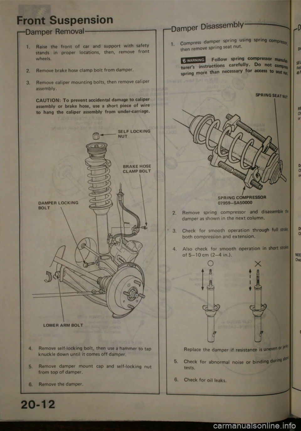 HONDA JAZZ 1983  Shop Manual 