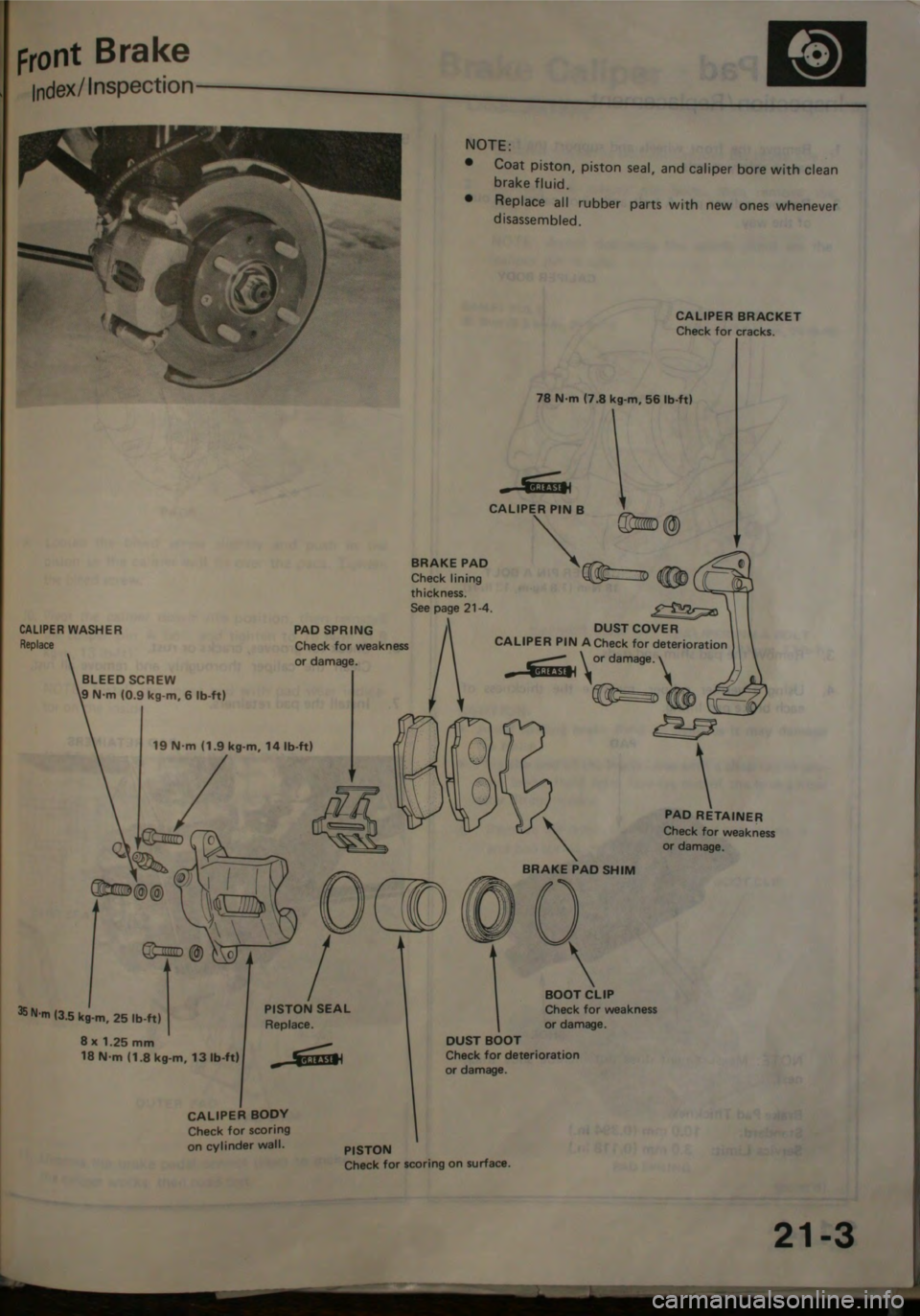 HONDA JAZZ 1983  Shop Manual 