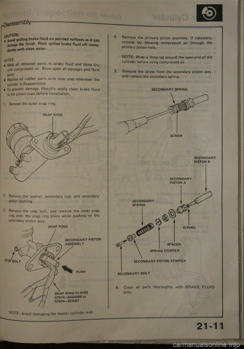 HONDA JAZZ 1983  Shop Manual 