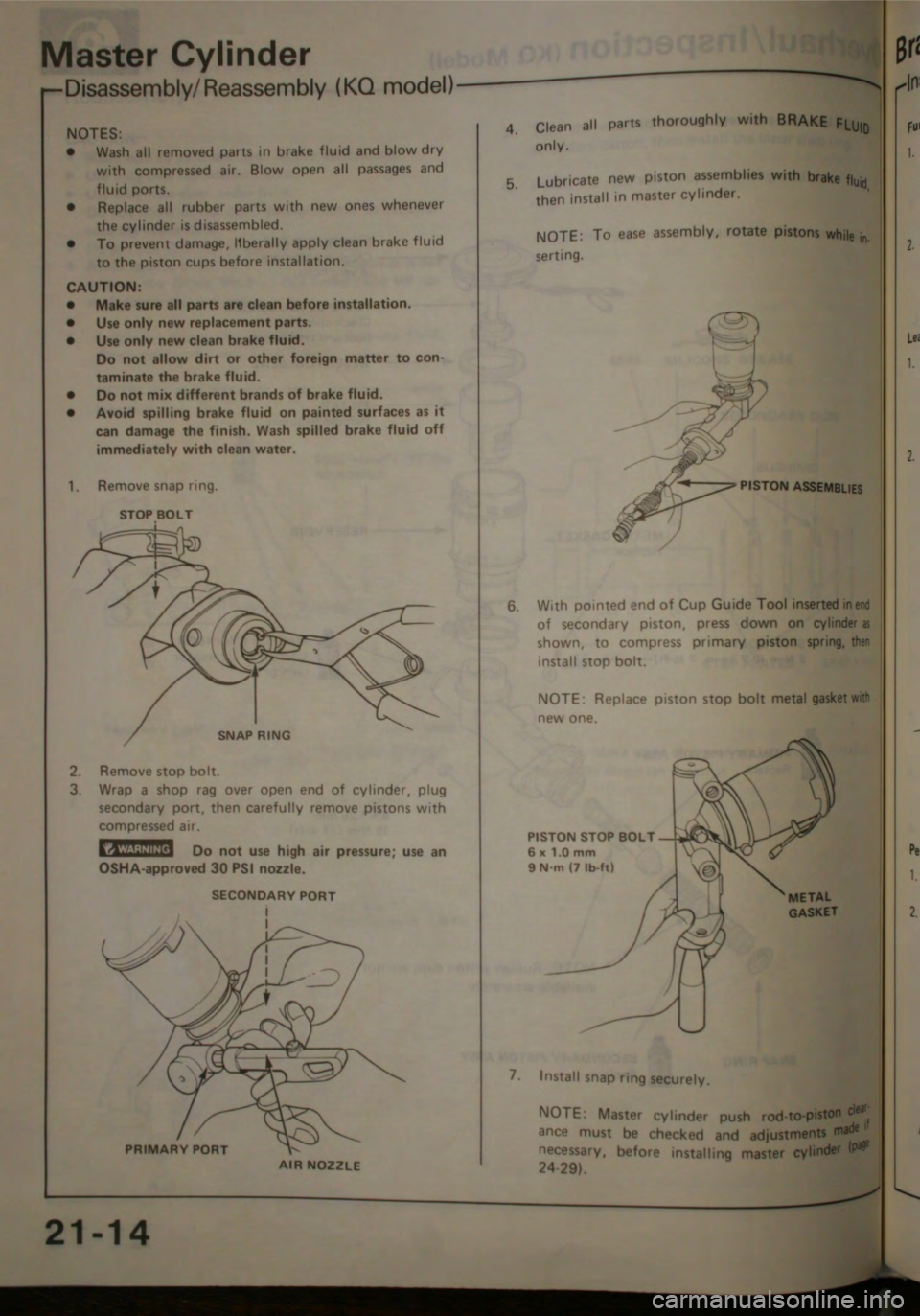 HONDA JAZZ 1983  Shop Manual 