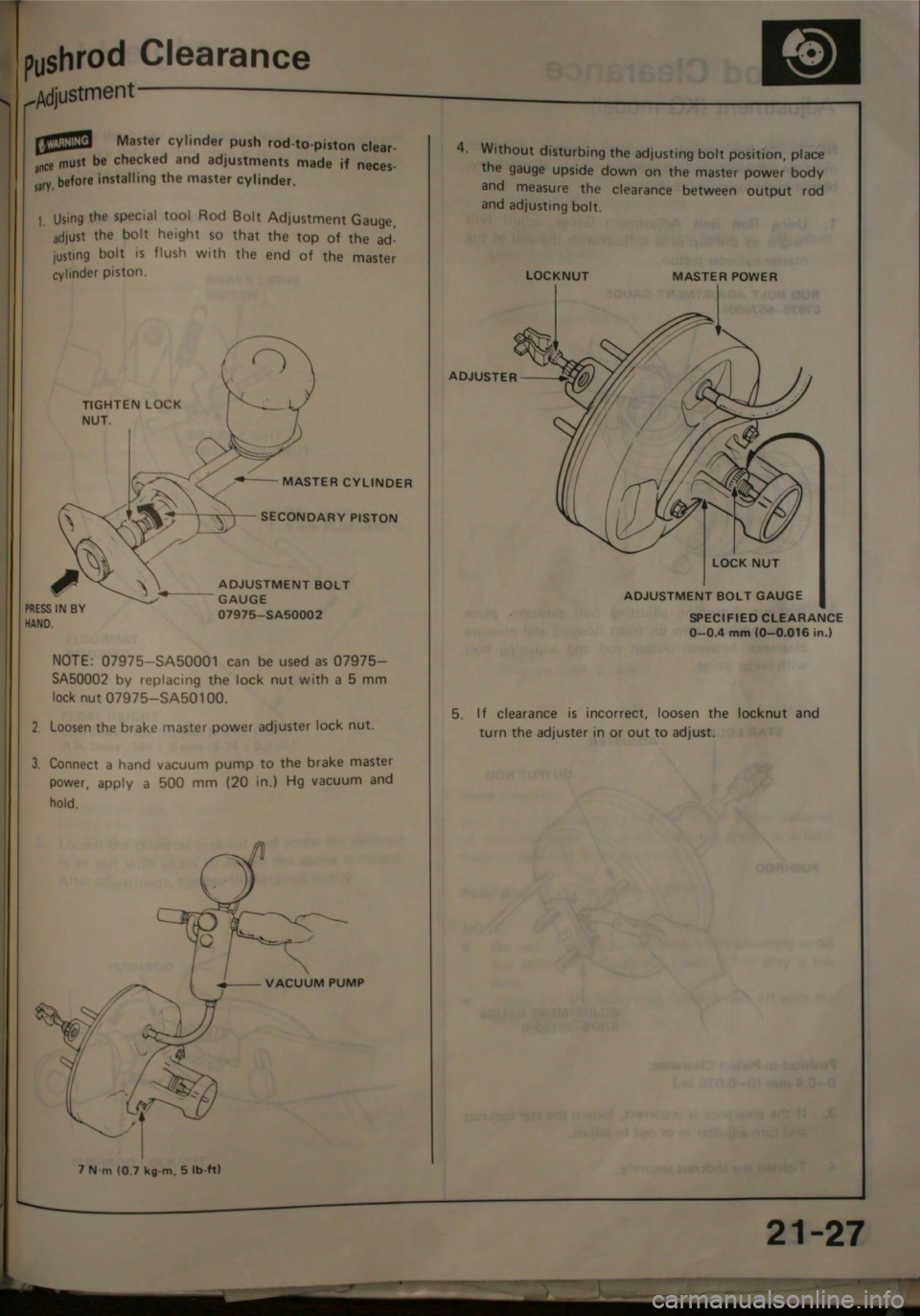 HONDA JAZZ 1983  Shop Manual 